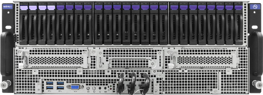 Exxact TensorEX 4U Server - 2x AMD EPYC 9005/9004-Series processor