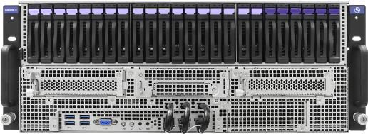 Exxact TensorEX 4U Server - 2x Intel Socket E2 LGA-4710 Xeon 6