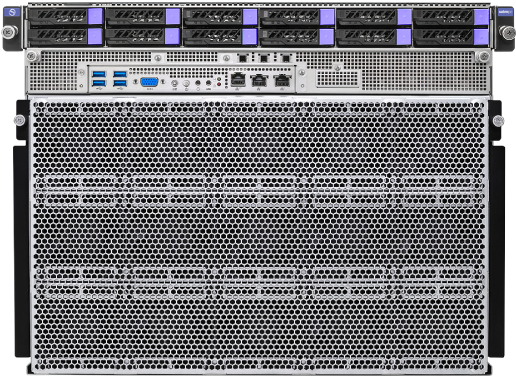 Exxact TensorEX 8U HGX B300 Server - 2x Intel Xeon 6700E/6700P