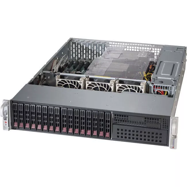 Supermicro CSE-213AC-R920LPB SuperChassis 213AC-R920LPB (Black) 2U Server Case
