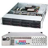 Supermicro CSE-825TQ-600LPB 2U Rack SuperChassis - 600 W Platinum PSU - 8-Port Backplane - EATX