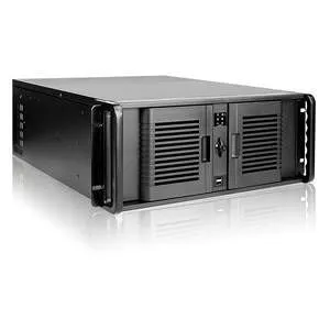 iStarUSA D-407P-500R8PD8 4U Compact Stylish Chassis Rackmount with 500W Redundant Power Supply