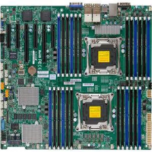 Supermicro MBD-X10DRI-T4+-B Server Motherboard - 2x Socket LGA 2011-v3 - Intel C612 - 24x DDR4 - RAID - 2x PCIe x16 - Enhanced EATX