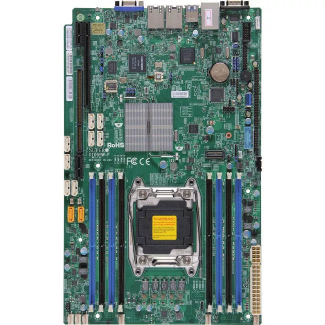 Supermicro MBD-X10SRW-F-B Server Motherboard - 1x Socket LGA 2011-v3 - Intel C612 - 8x DDR4 - RAID - 1x PCIe x16 - Proprietary Form Factor
