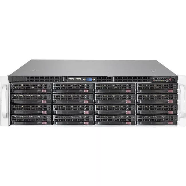 Supermicro SSG-6038R-E1CR16N SuperStorage Server - NAS Storage System - 3U - Rack-mountable