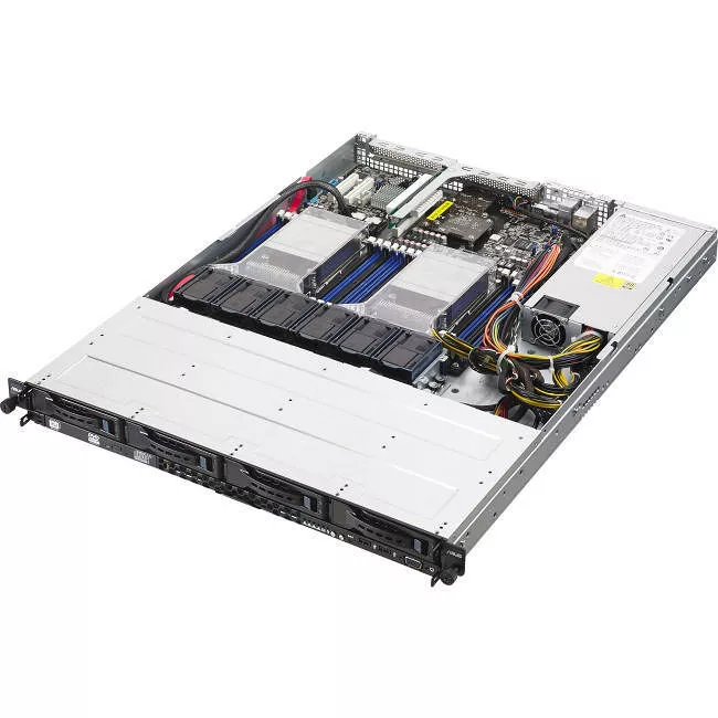 ASUS RS500-E8-PS4 1U Rackmount Barebone - Intel C612 Chipset - Socket LGA 2011-v3 - 2 x CPU Support
