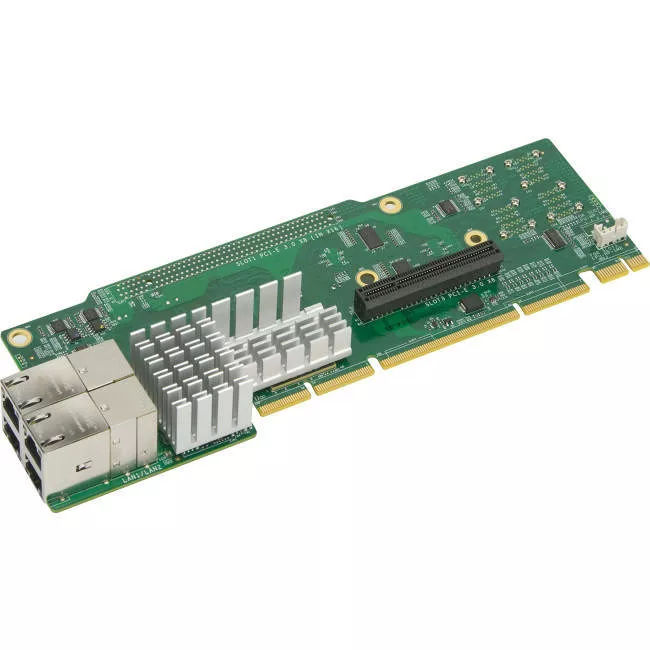 Supermicro AOC-2URN4-I4XT 2U Ultra Riser with 4-port 10Gbase-T