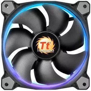 Thermaltake CL-F043-PL14SW-B Riing Cooling14 RGB LED 140MM Adjustuable Color Case Fan