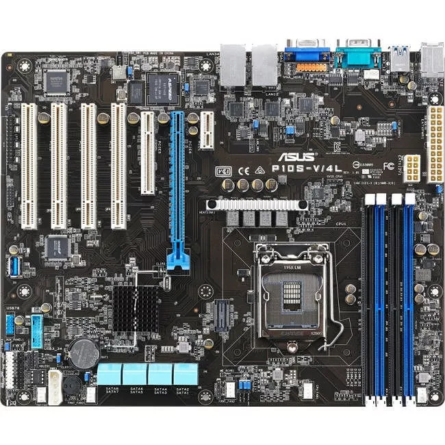 ASUS P10S-V/4L Server Motherboard - 1x Socket H4 LGA-1151 - Intel C236 - 4x DDR4 - RAID - 1x PCIe x16 - ATX