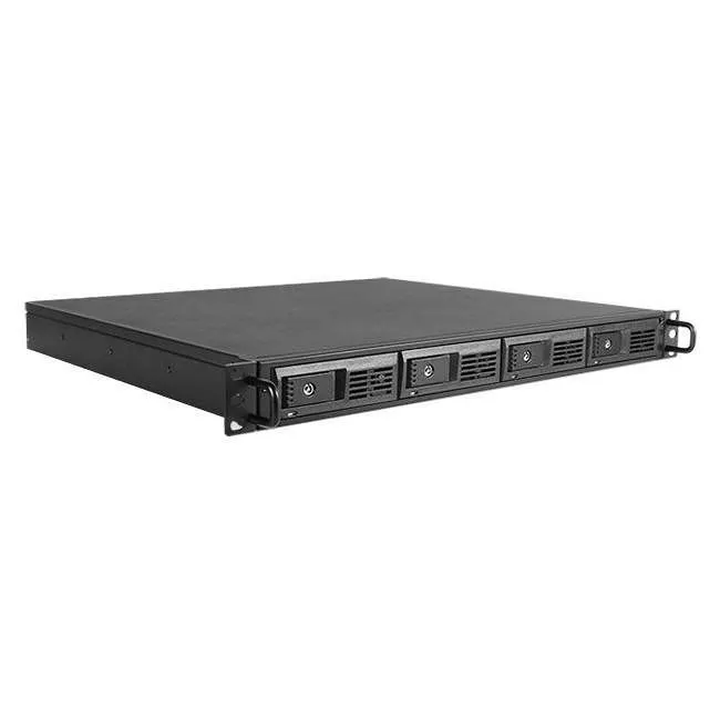 iStarUSA DAGE104UTL-NAS NAS 1U 4-bay 3.5" SATA 6.0Gb/s Trayless Chassis Rackmount 