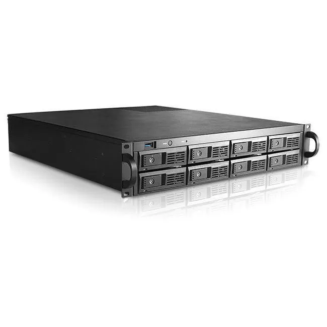iStarUSA DAGE208UTL-NAS NAS 2U 8-bay 3.5" SATA 6.0Gb/s Trayless Chassis Rackmount