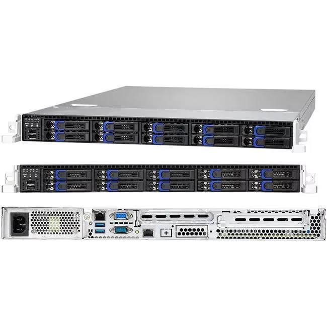 MiTAC B7076G62BV10HR GT62BB7076 1U Rack Barebone - C612 Chipset - Socket R LGA-2011 - 2x CPU Support