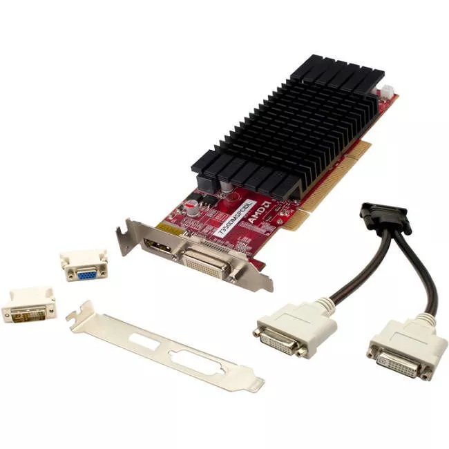 VisionTek 900608 Graphic Card - 650 MHz Core - 512 MB DDR3 SDRAM - PCI - Low-profile - Single Slot