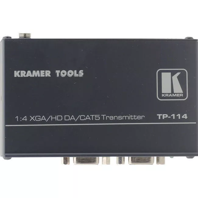 Kramer TP-114 1:4 Graphics Video & HDTV over Twisted Pair Transmitter & Distribution Amplifier