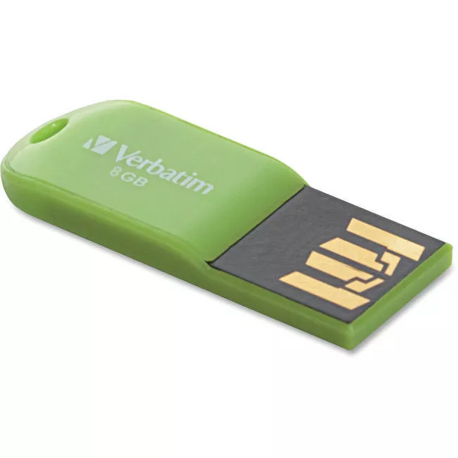 Verbatim 47423 8GB Micro USB Flash Drive - Eucalyptus Green