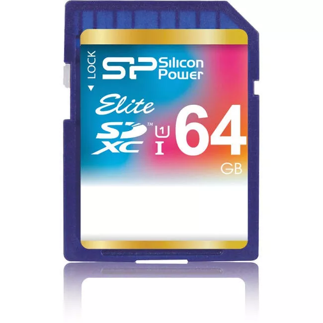 Silicon Power SP064GBSDXAU1V10 64 GB SDXC UHS-I Memory Card