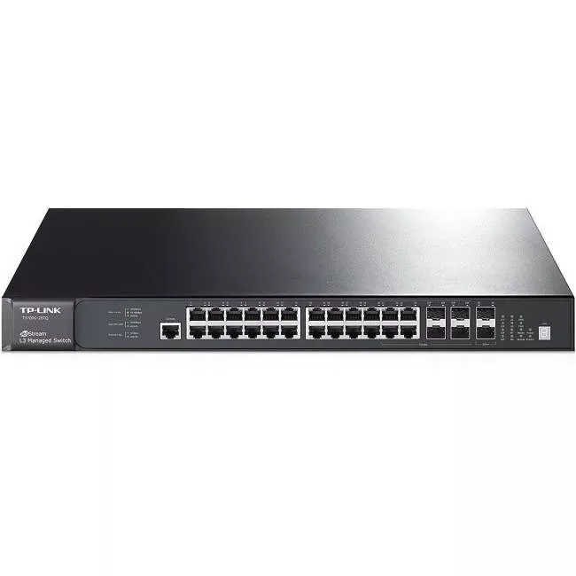 TP-LINK T3700G-28TQ JetStream 28-Port Gigabit Stackable L3 Managed Switch