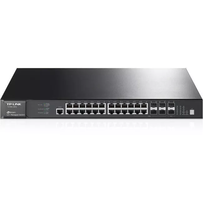 TP-LINK T2700G-28TQ JetStream 28-Port Gigabit Stackable L2+ Managed Switch