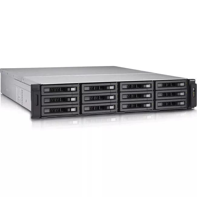 QNAP TS-EC1280U-E3-4GE-R2-US 12-bay High Performance Unified Storage with Built-in 10GbE