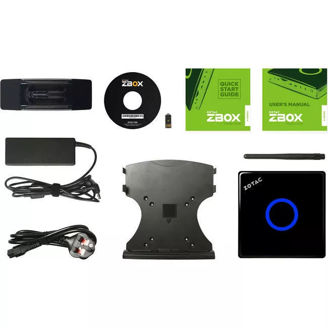 ZOTAC ZBOX-MI526-U ZBOX M Mini PC - Intel Core i3 (7th Gen) i3-7100U 2.40 GHz DDR4 SDRAM