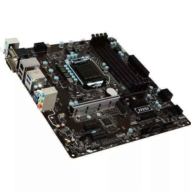 MSI B250M PRO-VDH Desktop Motherboard - 1x Socket H4 LGA-1151 - Intel B250 - 4x DDR4 - 1x M.2 - 1x PCIe x16 - Micro ATX