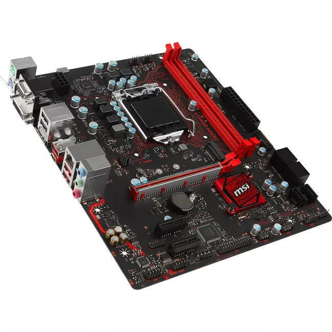 MSI B250M GAMING PRO Desktop Motherboard - 1x Socket H4 LGA-1151 - Intel B250 - 2x DDR4 - 1x PCIe x16 - Micro ATX