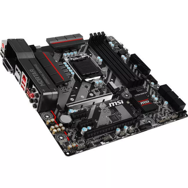 MSI Z270M MORTAR Desktop Motherboard - 1x Socket H4 LGA-1151 - Intel Z270 - 4x DDR4 - RAID - 1x M.2 - 2x PCIe x16 - Micro ATX