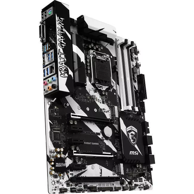 MSI Z270 KRAIT GAMING Desktop Motherboard - 1x Socket H4 LGA-1151 - Intel Z270 - 4x DDR4 - RAID - 3x PCIe x16 - ATX