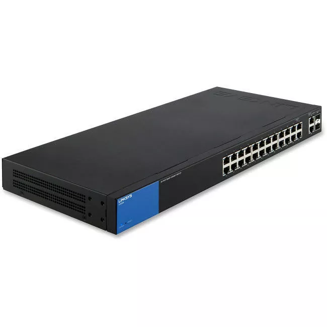 Linksys LGS326 Business 24-Port Gigabit Smart Managed Switch with 2 Gigabit and 2 SFP Ports