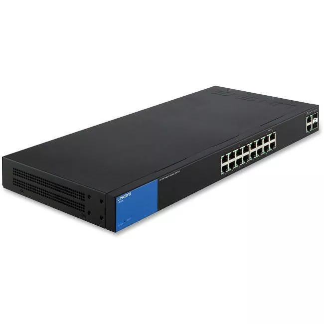 Linksys LGS318 Business 16-Port Gigabit Smart Managed Switch with 2 Gigabit and 2 SFP Ports
