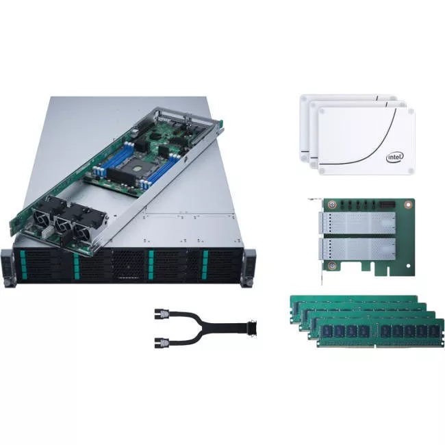 Intel LADMP2312KXXX43 2U Rack Server - 4 x Xeon Phi 7210 64 Core 1.30 GHz - 384 GB DDR4 SDRAM