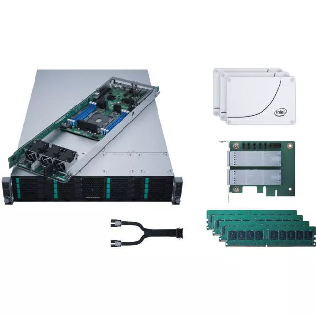 Intel LADMP2312KXXX42 2U Rack Server - 4 x Xeon Phi 7250 68 Core 1.40 GHz - 384 GB DDR4 SDRAM