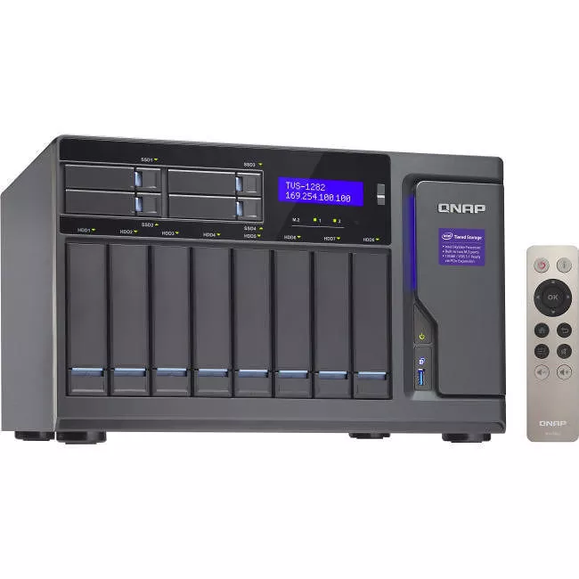 QNAP TVS-1282-I3-8G-US NAS TVS-1282-I3-8G SAN/NAS Server
