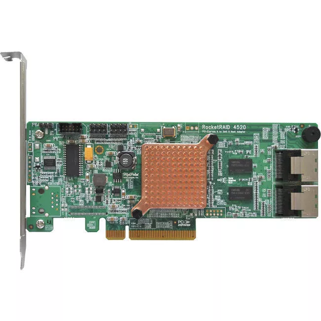 HighPoint RR4520 RocketRAID 4520 8-Channel SAS/SATA 6Gb/s PCI-E 2.0 x8, DDR3 512 MB On-Board Memory