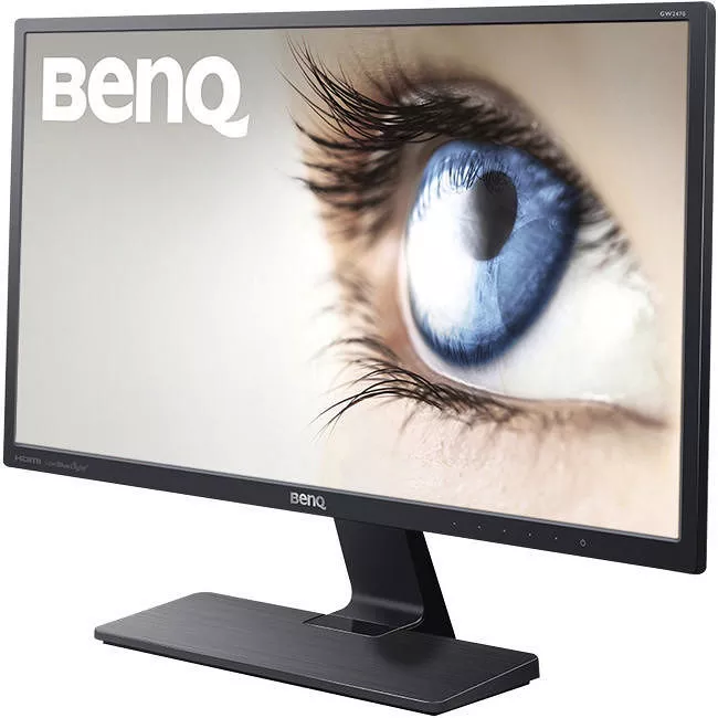 BenQ GW2470ML Full HD LCD Monitor - 16:9 - Textured Black, Glossy Black