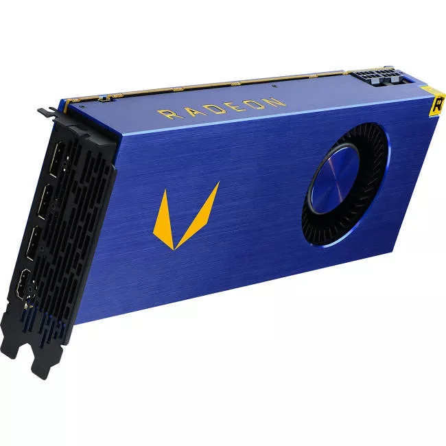 AMD 100-506061 Radeon Vega Graphic Card - 1.38 GHz Core - 16 GB HBM2 - Full-height - Dual Slot