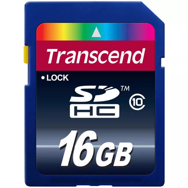 Transcend TS16GSDHC10 16 GB SDHC Memory Card Class 10