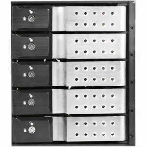iStarUSA BPN-DE350SS-SIL Drive Enclosure Internal - Black, Silver