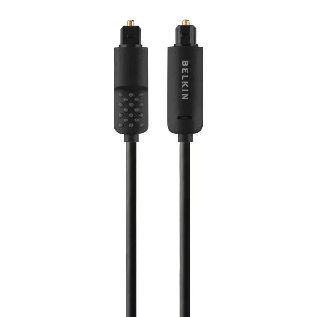 Belkin AV10091BT06 Fiber Optic Audio Cable - Black - 6ft