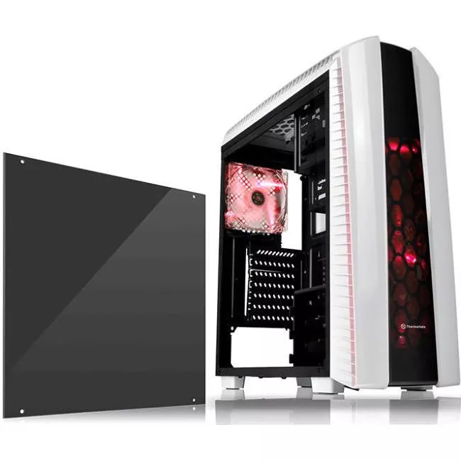 Thermaltake CA-1H6-00M6WN-02 Versa N27 Computer Case - Mid-tower - Black, White