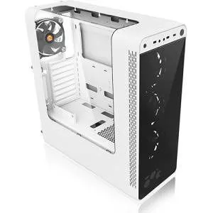 Thermaltake CA-1G7-00M6WN-WT View 27 Snow Edition Gull-Wing Window ATX Mid-Tower Chassis
