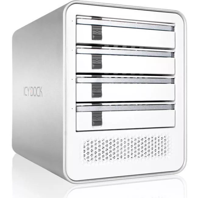 ICY DOCK MB561U3S-4S ICYCube Drive Enclosure - White