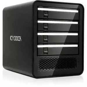 ICY DOCK MB561U3S-4SB R1 ICYCube Drive Enclosure External - Black