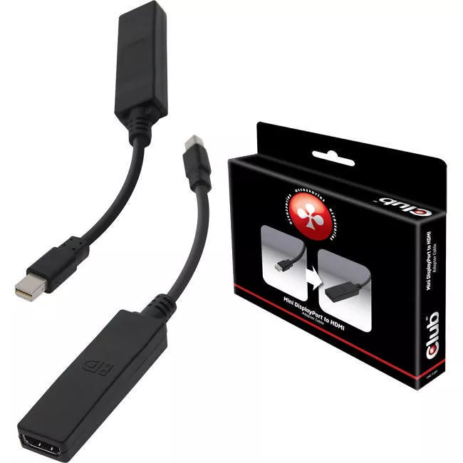 Club 3D CAC-1101 Mini DisplayPort to HDMI Adapter Cable