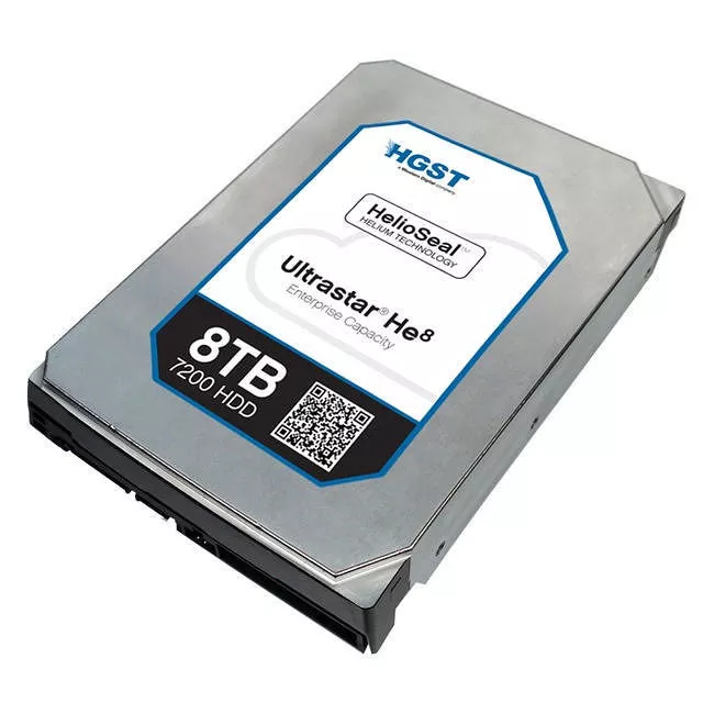HGST 0F23662 Ultrastar He8 4KN ISE HUH728080ALN600 8 TB SATA 3.5" 7200 RPM 128 MB Cache Hard Drive