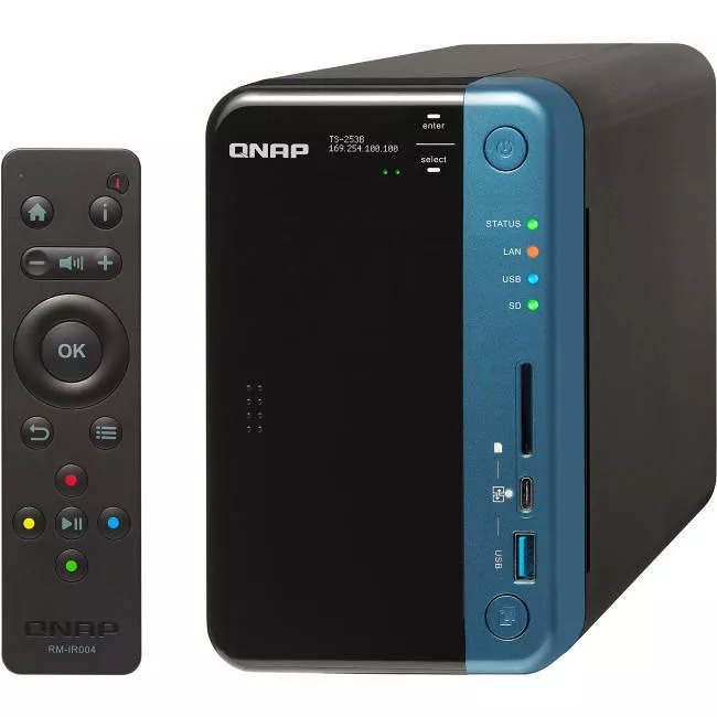 QNAP TS-253B-4G-US Turbo NAS TS-253B SAN/NAS Server