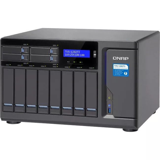 QNAP TVS-1282T3-I5-16G-US vNAS TVS-1282T3 SAN/NAS/DAS Server