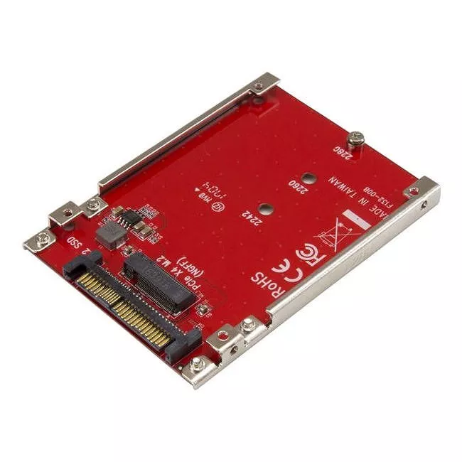 StarTech U2M2E125 M.2 to U.2 Adapter - (SFF-8639) Host Adapter  PCIe NVMe SSDs