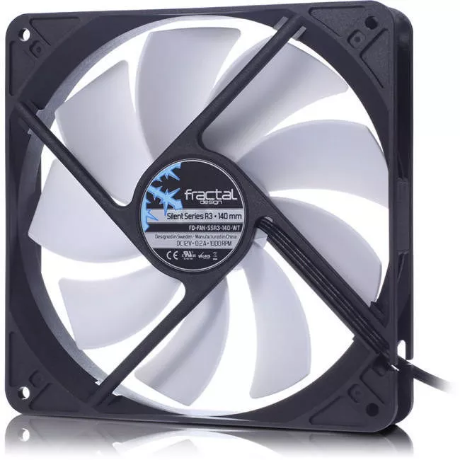 Fractal Design FD-FAN-SSR3-140-WT Silent 140mm Cooling Fan White