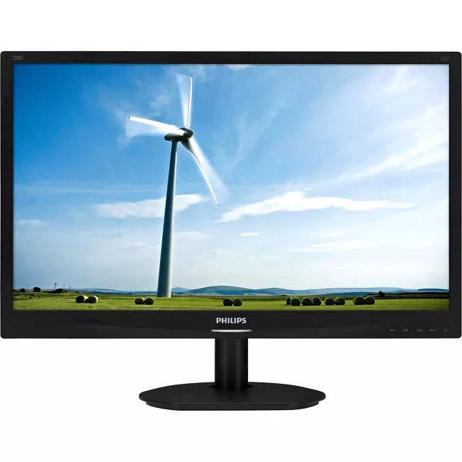 Philips 220S4LSB 22" Class WSXGA+ LCD Monitor - 16:10 - Textured Black